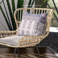 thumbnail image 2 of Amrita Sen Designs CAPL833FSDS-ZP-18x18 18 x 18 in. Taj Garden Columns Duo Suede Zippered Pillow with Insert - Beige, Blue & Red, 2 of 5
