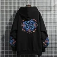 thumbnail image 2 of Sudadera punk para hombre, ropa gráfica de hip hop para hombre, sudaderas con capucha bordadas, nueva estética rockera, venta al por mayor, precio bajo, emo s, 2 of 4