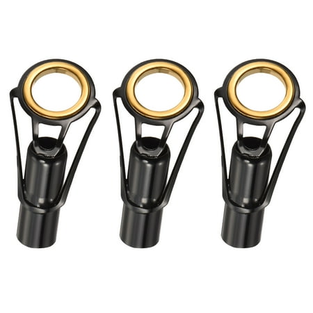8.5mm Tube Dia Fishing Rod Tips Repair Kit Stainless Steel Ring Guide 3 Pack