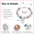 thumbnail image 3 of Pink pearl rhinestone bracelet—the perfect gift for granddaughters, daughters, nieces, and sisters on birthdays, Christmas, and Easter., 3 of 6