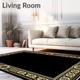 thumbnail image 2 of ODIKA 8'x10' Machine Washable Non-Slip Area Rug, Peaceful Bethlehem Night with Stylized and Twinkling Motifs High Traffic Rug, Black, 743293, 2 of 7