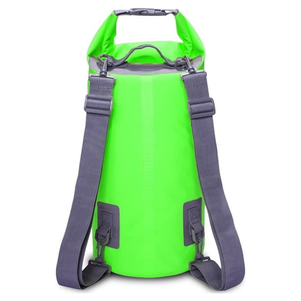 Soidarity Bolsa Canotaje Campamento Accesorios Seco Fácil de enrollar Desecación Río A prueba de humedad A prueba de humedad Deportes acuáticos Verde