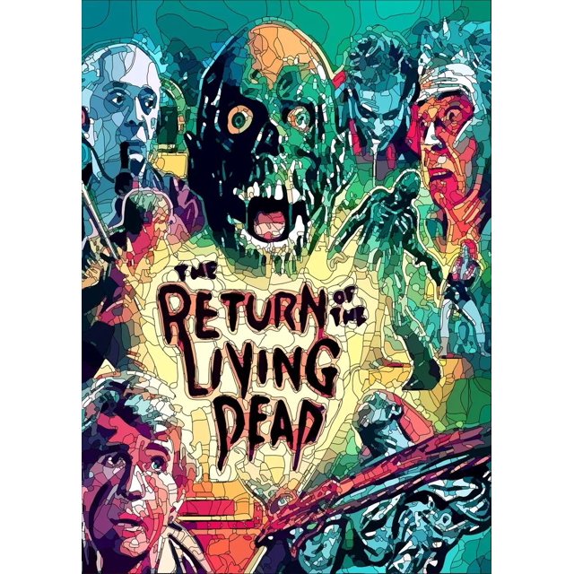 Impresión de póster de películas y espectáculos de terror clásico, pintura de lienzo de personaje horrible, arte de pared, sala de estar, decoración del hogar, Mural
