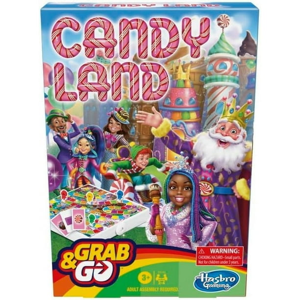 Juego de mesa Candy Land Grab and Go Travel para 2 a 4 jugadores