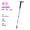 AB purple, variant on Trekking Pole Aluminum Alloy 65–135cm Telescopic Adjustable Hiking Stick Lightweight Camping Climbing Outdoor Sports Walking Stick