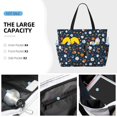 thumbnail image 2 of Wukai Ball Sports Print Zipper Bag,large Beach Tote Bag,Waterproof Sandproof Bag,Grocery and Picnic Tote Travel Bag, 2 of 5