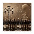 thumbnail image 1 of Lantern Bandana, Snowy Moon Evening, Unisex Head and Neck Tie, by Ambesonne, 1 of 1