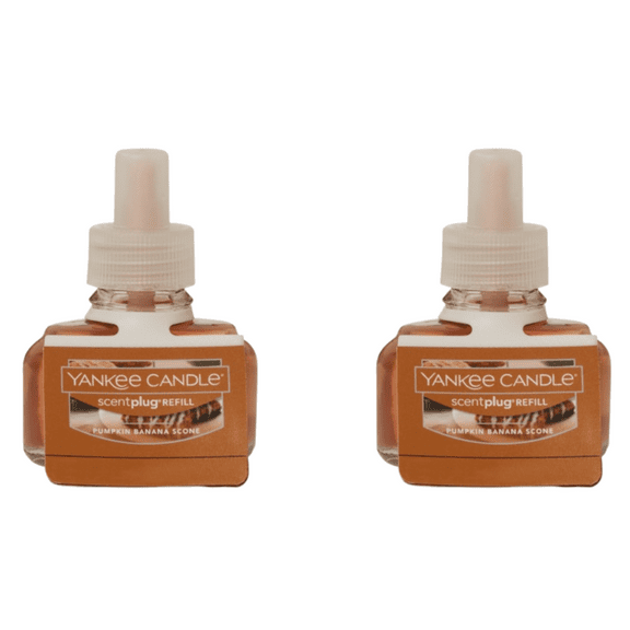 Yankee Candle ScentPlug Refill, Pumpkin Banana Scone 2 Pack