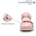 thumbnail image 3 of Ahannie Toddler Girls Sandals with Arch & Ankle Support, Kids Summer First Steps Shoes, 3 of 7