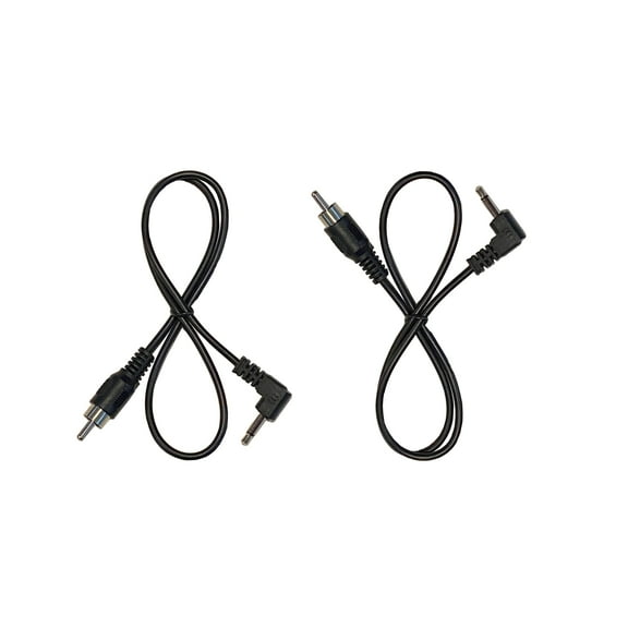 (2) Pack of 3.5mm TS Effects Pedal DC Power Cables for CIOKS Power Supplies