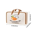 thumbnail image 2 of Bolsa de almacenamiento de alta resistencia | Organizador de ropa acolchada de gran tamaño | Asas de transporte reforzadas | Cremallera doble gruesa | Bolsa de tela plegable impermeable | Mudanza de, 2 of 7