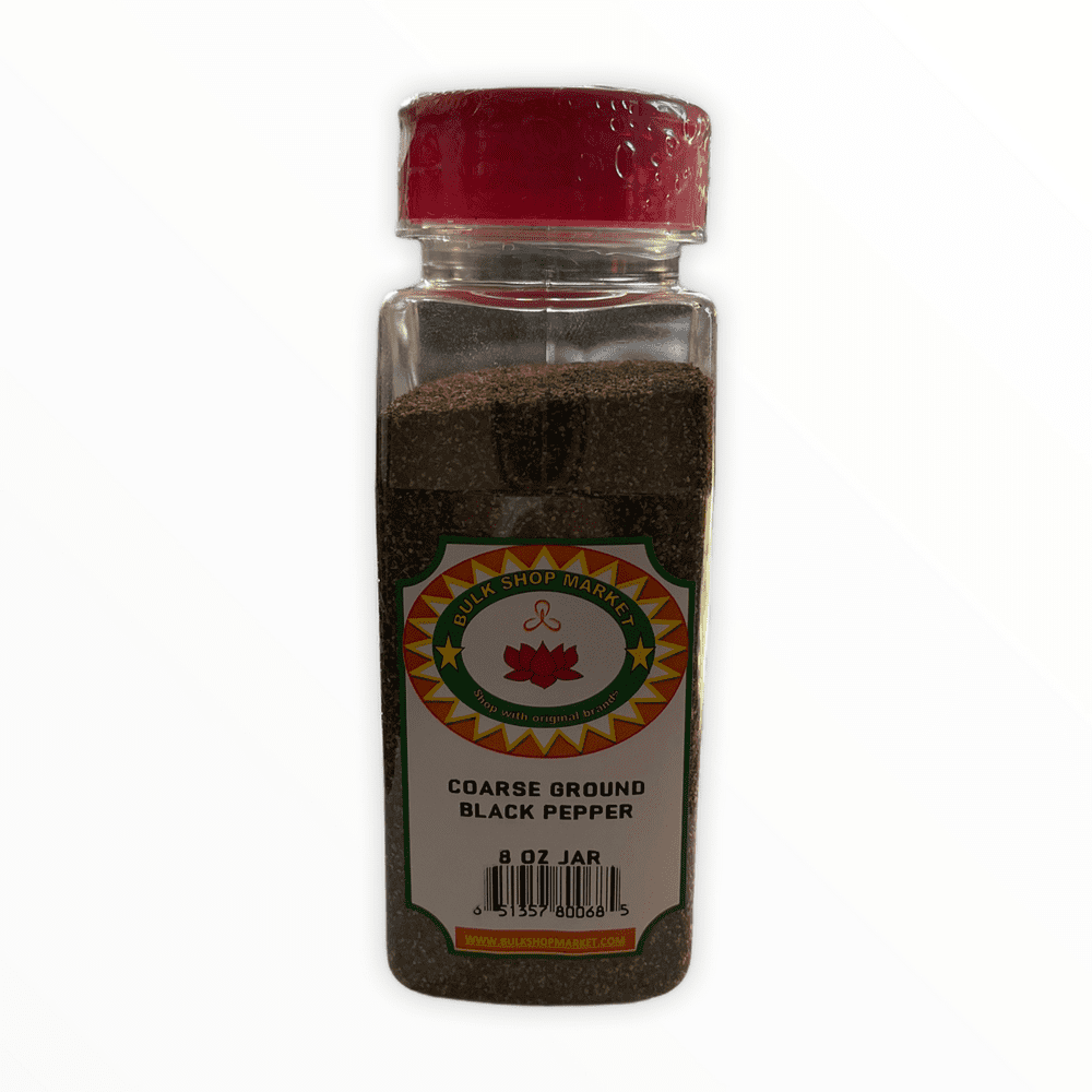 COARSE GROUND BLACK PEPPER 8 OZ JAR SPICE BY Walmart