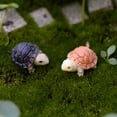 thumbnail image 3 of vlrwzc Resin Mini Turtles 10pcs Miniature Turtle Statue Figurines Fairy Garden Accessories for Succulent Planter Moss Landscape Cake Toppers, 3 of 7