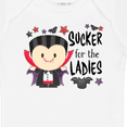 thumbnail image 4 of Inktastic Sucker for the Ladies Cute Vampire Boys or Girls Baby Bodysuit, 4 of 5
