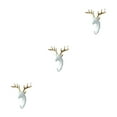 thumbnail image 4 of Maytalsory Animal Head Key Hook Sturdy And Durable Construction Adding Touch Of Whimsy White gold (deer) 3Set, 4 of 6
