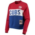 thumbnail image 2 of Women's Mitchell & Ness Royal Chicago Cubs Color Block 2.0 Pullover Sweatshirt, 2 of 4