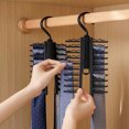 thumbnail image 2 of CHOK Japanese Style Tie Rack & Belt Organizer With Storage  A Multi-Functional Clothes Hanger Hook For Home  Scarf & Silk Scarf Hanger, 2 of 6