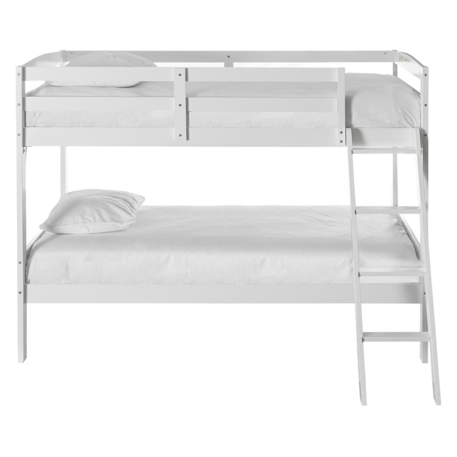 Dream On Me Logan mini Twin over Twin Bunk Bed, White