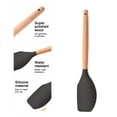 thumbnail image 3 of Juego de utensilios de cocina de silicona de 2 uds para encimera, utensilios de cocina de utensilios de cocina de madera Namotu CPB-US-YYM792-4, 3 of 5