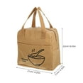 thumbnail image 2 of TABLETREANDS Bolsa Térmica De Almuerzo Khaki Para Exterior Con Aislamiento Y Gran Capacidad, 2 of 7