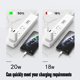 thumbnail image 4 of Cargador DENGWENQIANG USB-C de doble puerto 20 W, carga rápida, paquete de 2, 4 of 7