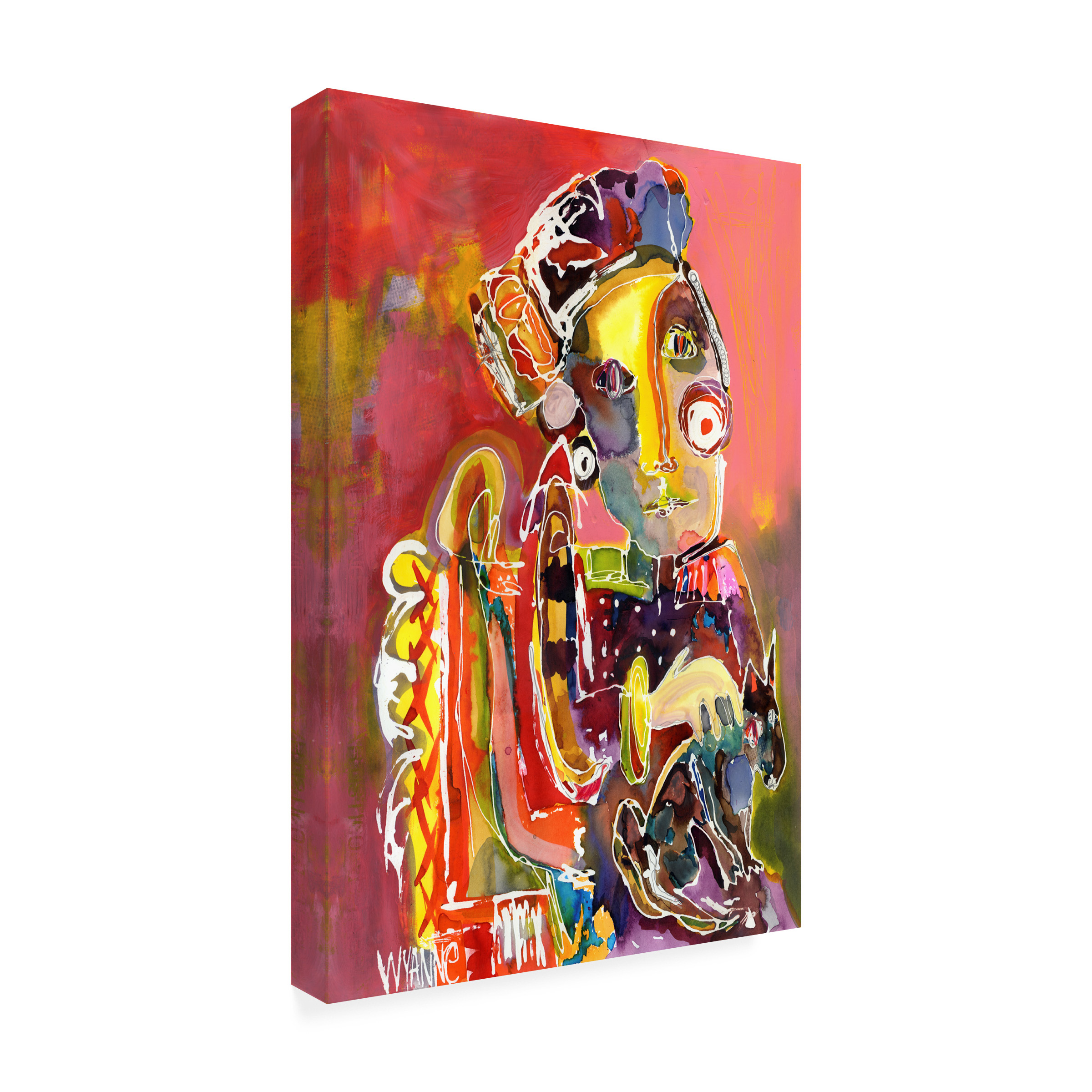 Trademark Fine Art 'She Waits For No One' Canvas Art by Wyanne