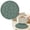 B, variant on Round Placemats Set of 6 Woven Placemats Washable Braided Table Mats for Dining Table Heat Resistant Non-Slip Circle Place Mats