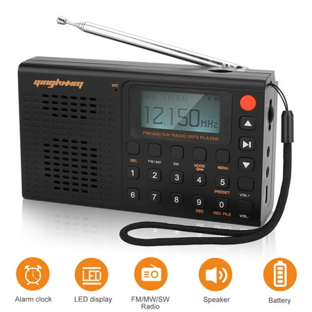 AM FM SW Radio, TSV Portable Radios with Best Reception, Battery Operated Radio with Big Speaker & Earphone Jack, Compact Transistor Radios Player for Indoor, Outdoor & Emergency Use
