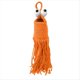 thumbnail image 2 of Colgador de Plantas Cesta de Macramé Colgante para Interiores, Colgador de Plantas de Macramé Mini Cesta de Almacenamiento Colgante Yip para Interiores, Naranja, 2 of 5