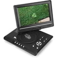 thumbnail image 1 of Reproductor de Port¨¢Til de DVD HD 9.8 '' Pantalla LCD Juego Reproductor de TV Receptor de Radio FM Soporte de Formato de Video AVI/EVD/DVD/SVCD/VCD/CD/CD-R/RW/eg-4, Negro(US), 1 of 5