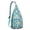Greenish-blue, variant on 4-Pockets Cross Body Bags for Woman Men,Cute Sea Life Sling Bag Chest Bag with Adjustable Strap Women's Crossbody Bags for Outdoors Hiking Traveling
