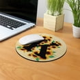 thumbnail image 5 of WIRESTER 7.88 in Round Mouse Pad with Non-Slip Rubber Base for Computers, Laptop, Office & Home - Sunflower Vintage K, 5 of 5