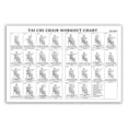 thumbnail image 3 of Seated Exercise Chart Tai Chi Chair Workout Canvas Poster 12x18 Unframed Bedroom Decor, 3 of 8