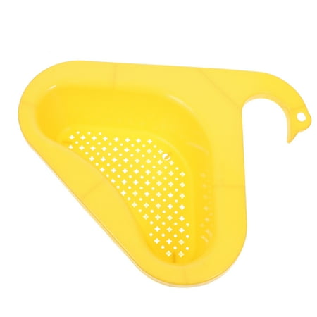 

Kitchen Swan Drain Basket Triangular Corner Storage Basket Plastic Sink Filter