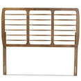 thumbnail image 4 of Baxton Studio Carolyn Mid-Century Wood Back Support Wood Headboard, Queen, Ash Walnut, 4 of 7