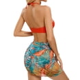 thumbnail image 5 of Daisyyozoid Maillot de Bain Femme Grande Taille Mode Bikini Uni et Imprimé Ensemble Séparé, 5 of 5