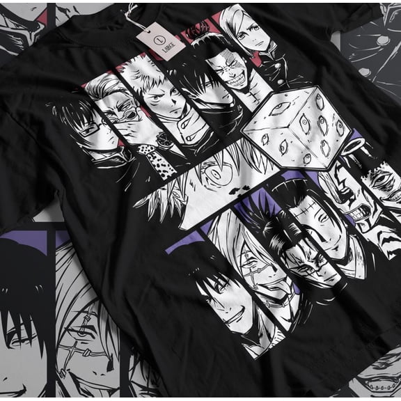 Jujutsu Kaisen Prison Realm T-Shirt Gojo Satoru Shirt Anime Manga Gift Shirt Sizes S-5Xl GooGate