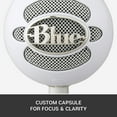 thumbnail image 5 of Pre-Owned Used Logitech for Creators Blue Snowball iCE USB Microphone for PC, Mac, Gaming, Recording, Streaming, Adjustable Desktop Stand&USB cable, Plug&PlayâOff White, 5 of 5
