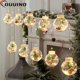 thumbnail image 2 of Guirnalda de luces LED con forma de bola de deseos de Navidad, 220 V, modos de iluminación, cortina de luces de hadas con decoración para fiestas en el hogar y patio interior, 2 of 5