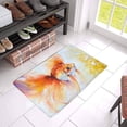 thumbnail image 3 of MKHERT Watercolor Goldfish Realistic Illustration Doormat Rug Home Decor Floor Mat Bath Mat 23.6x15.7 inch, 3 of 3
