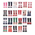 thumbnail image 1 of Ruiboury Chaussettes Chaudes d'Hiver Texture Douce pour Femmes Coton-Polyester Respirant Bleu et Blanc Chat, 1 of 6