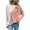 Pink, variant on NARABB Women's Fall Sweater Round Neck Lightweight Pullover Long Sleeve Colorblock Knit Sweater Top