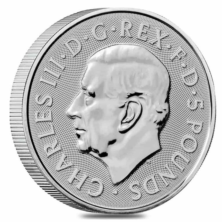 2024 Great Britain 2 oz The Four Nations Silver Coin BU