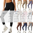 thumbnail image 3 of High Waisted Leggings for Women Soft Tummy Control Yoga Pants for Workout Athletic Women's Solid Color Jogger Yoga Pants Casual Leggings, 3 of 7