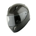 thumbnail image 2 of Martian Genuine Real Carbon Fiber Motorcycle Full Face Helmet HB-BFF-L5 Glossy Carbon Black, DOT Approved, 2 of 6
