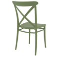 thumbnail image 7 of Compamia Cross Resin Outdoor Chair Olive Green, Set of 2, 7 of 7