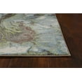 thumbnail image 3 of 9' x 13'  Green and Brown Abstract Marble Area Rug, 3 of 3