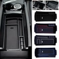 thumbnail image 2 of PEUGEOT 3008 5008 2017-2020 Car Armrest Storage Box Insert with Non-Slip Mat, ABS Console Organizer, Easy Installation Auto Accessory, 2 of 8