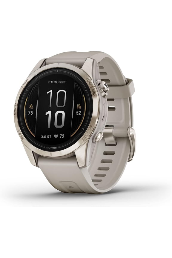 Restored Garmin Epix Pro Gen 2 Sapphire 42mm GPS Smartwatch with Flashlight (Refurbished)