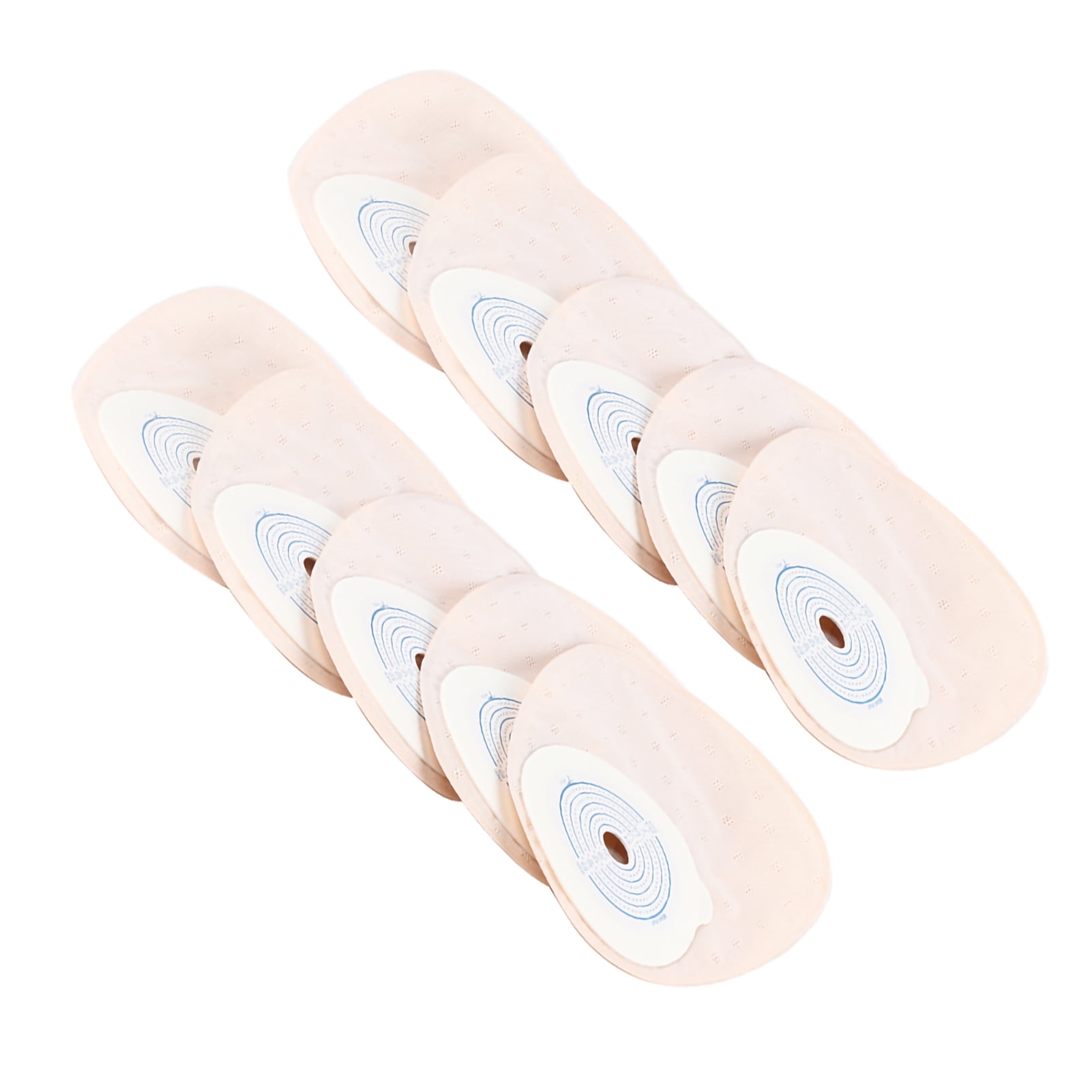 Haofy 10pcs/Pack Ostomy Bag, System Medicals Drainable Colostomy Bag, Skin-friendly Hydrocolloid Film Cut Size Brace Ostomy Supplies For Body Stoma Car